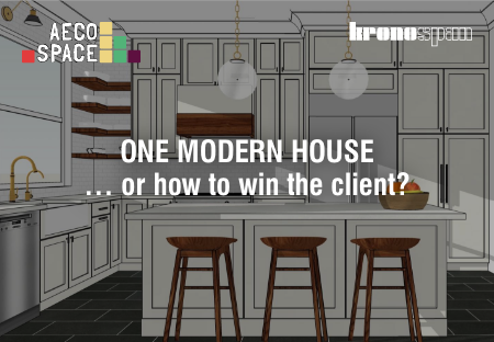 One moder house